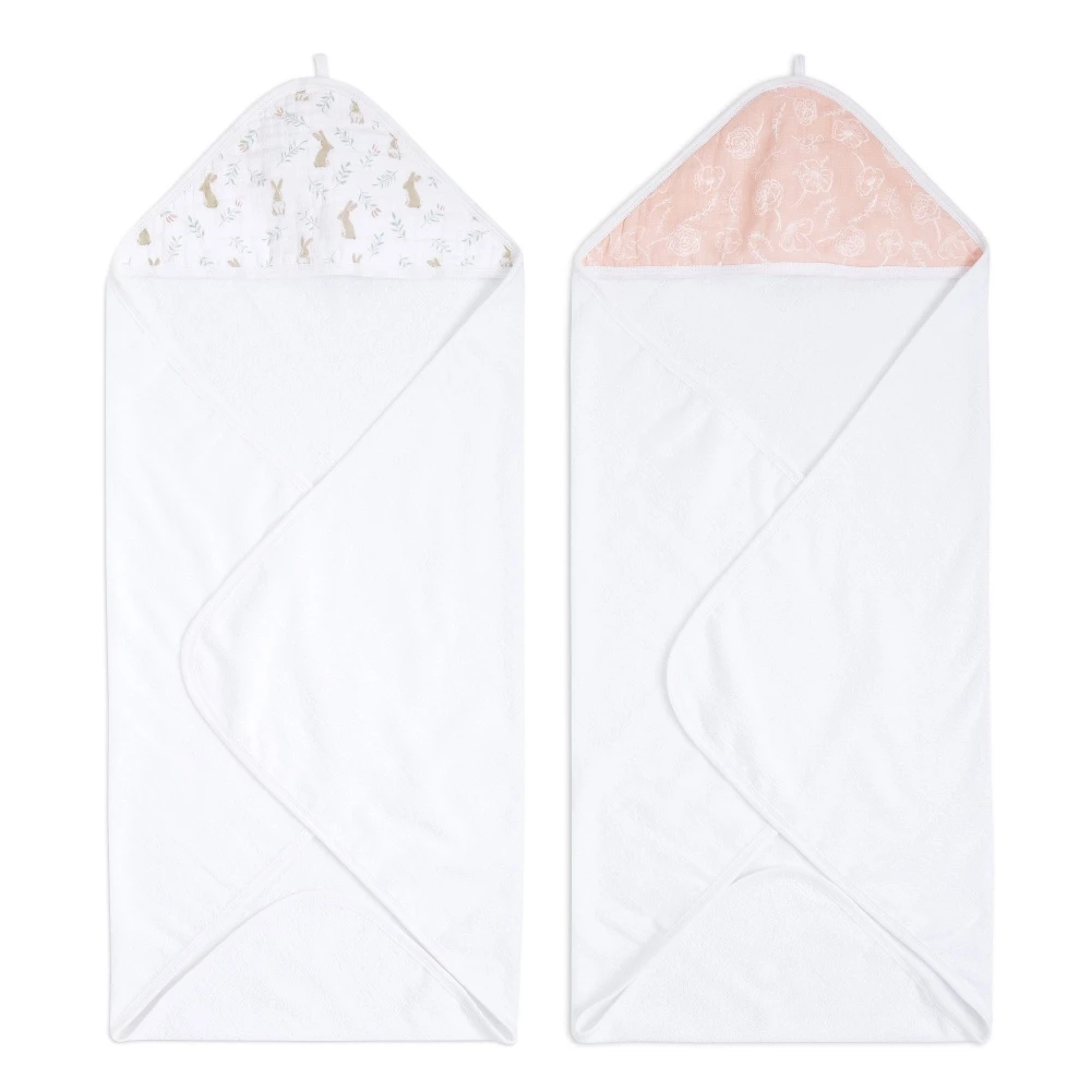 Lot De 2 Capes De Bain Blushing Bunnies 3 Lot De 2 Capes De Bain Blushing Bunnies