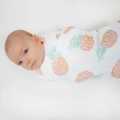 Lot De 4 Maxi-langes En Mousseline De Coton Tropicalia -Produits Pour Bébé ad121052428 6