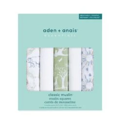 Lot De 5 Petits Langes En Mousseline De Coton Essentials Harmony -Produits Pour Bébé ad121056044 1