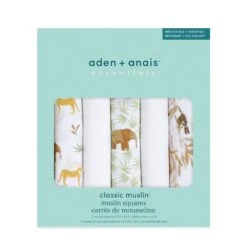 Lot De 5 Petits Langes En Mousseline De Coton Tanzania -Produits Pour Bébé ad121056068 1