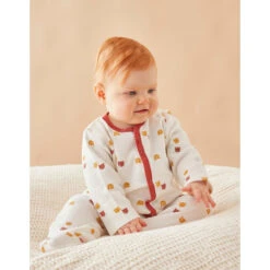 Lot De 2 Pyjamas En Velours Naissance -Produits Pour Bébé am023101030 2