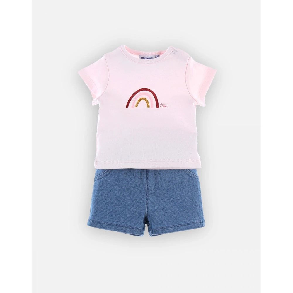Ensemble Short Et Tee-shirt Rose - 1 Mois 3 Ensemble Short Et Tee-shirt Rose - 1 Mois