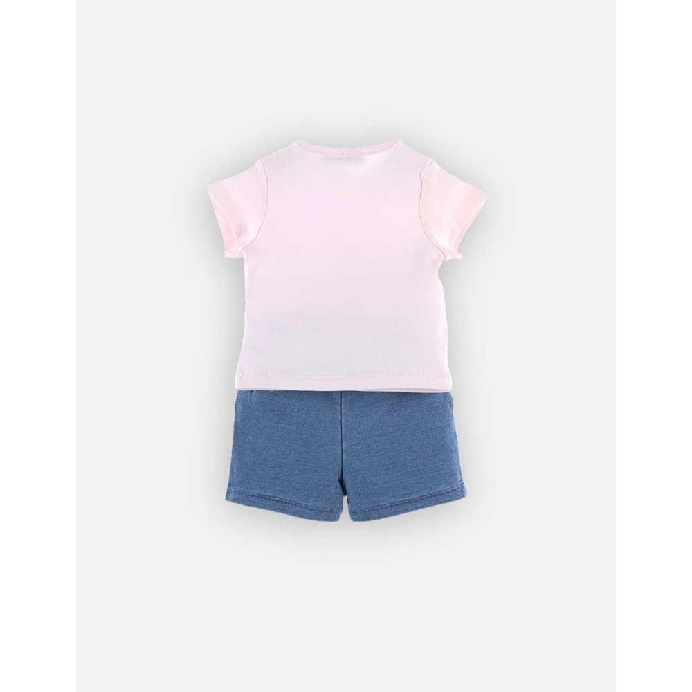Ensemble Short Et Tee-shirt Rose - 1 Mois 4 Ensemble Short Et Tee-shirt Rose - 1 Mois – Image 2