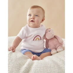 Ensemble Short Et Tee-shirt Rose - 9 Mois -Produits Pour Bébé am023104239 3