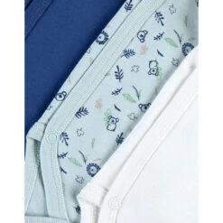 Lot De 3 Body Croisés Bleu/blanc/imprimé Koala 1 Mois -Produits Pour Bébé am023105076 3