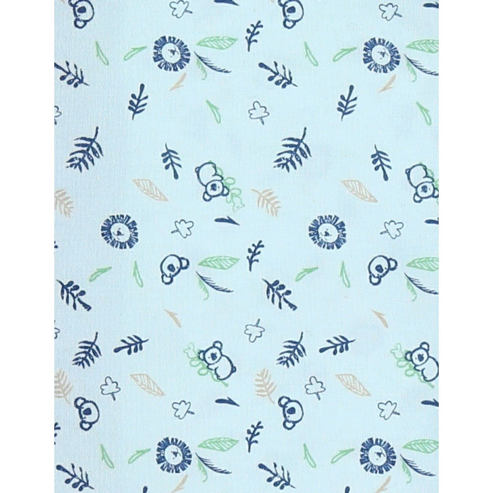 Pyjama En Jersey à Imprimé Bleu 3 Mois 6 Pyjama En Jersey à Imprimé Bleu 3 Mois – Image 4