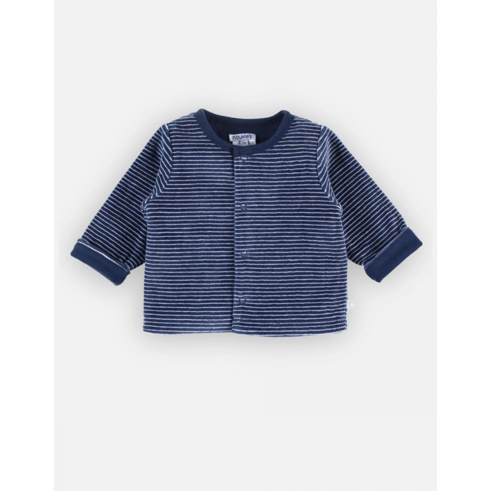 Ensemble 3 Pièces En Coton Bleu Marine 1 Mois 6 Ensemble 3 Pièces En Coton Bleu Marine 1 Mois – Image 4