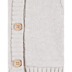 Mantelet En Tricot Beige 9 Mois -Produits Pour Bébé am023107527 4