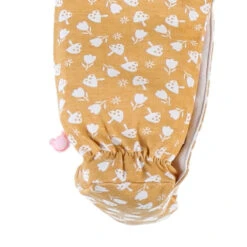 Pyjama 1 Pièce Fleuri En Jersey Moutarde 1 Mois -Produits Pour Bébé am023109958 2