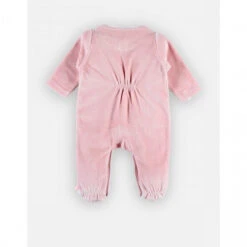 Pyjama Bébé En Velours Girafe Rose - 0 Mois -Produits Pour Bébé am023112285 4