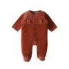 Pyjama 1 Pièce En Velours Marron 9 Mois 1 Pyjama 1 Pièce En Velours Marron 9 Mois -Produits Pour Bébé am023114822