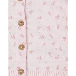 Gilet Maille Rose Fleurs 3 Mois -Produits Pour Bébé am023145505 2