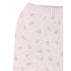 Legging Maille Rose Fleurs 18 Mois -Produits Pour Bébé am023151360 1