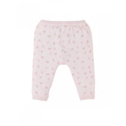 Legging Maille Rose Fleurs 18 Mois -Produits Pour Bébé am023151360 2