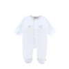 Pyjama Velours Rayé Blanc/beige 12 Mois 2 Pyjama Velours Rayé Blanc/beige 12 Mois -Produits Pour Bébé am023159588