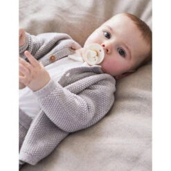 Gilet Maille Gris Chiné 18 Mois 8 Gilet Maille Gris Chiné 18 Mois -Produits Pour Bébé am023181867 1
