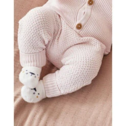 Pantalon Maille Rose Pâle 3 Mois 9 Pantalon Maille Rose Pâle 3 Mois -Produits Pour Bébé am023187105 3