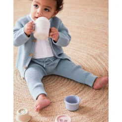 Legging Maille Vert D'eau 9 Mois 8 Legging Maille Vert D'eau 9 Mois -Produits Pour Bébé am023190289 1