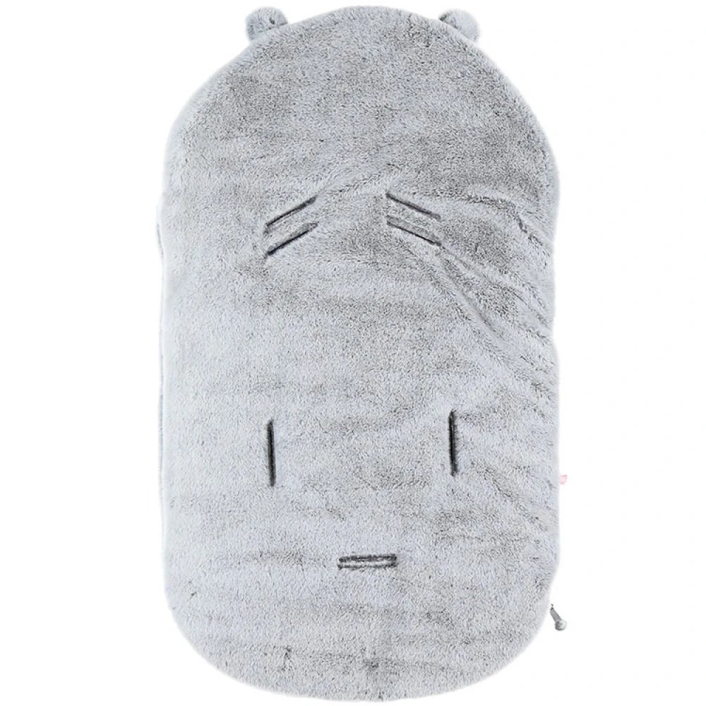 Nid D'ange Gris Clair Fausse Fourrure 5 Nid D'ange Gris Clair Fausse Fourrure – Image 3