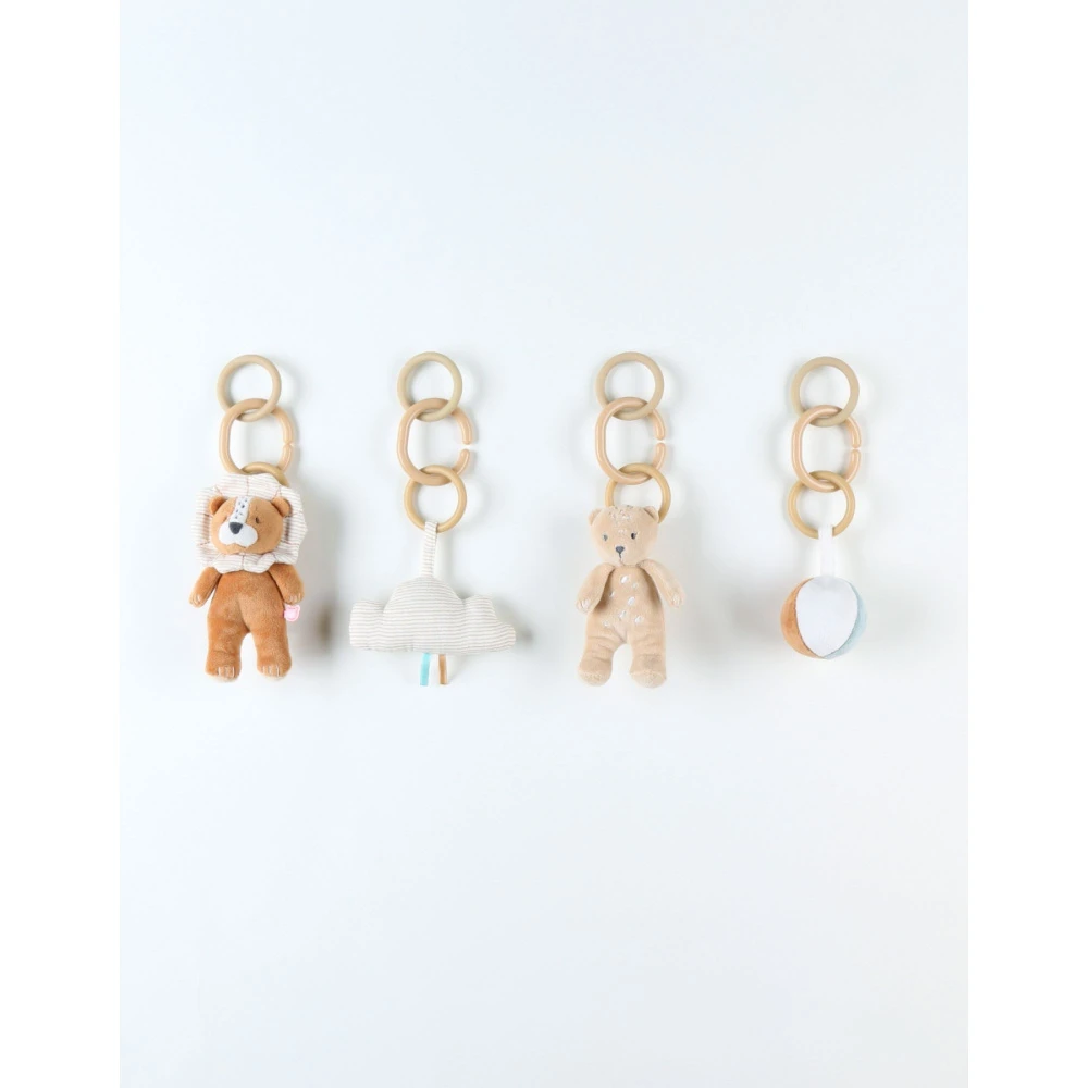 Lot De 4 Peluches D'activités Pour Arche D'éveil Babou & Kendi 4 Lot De 4 Peluches D'activités Pour Arche D'éveil Babou & Kendi – Image 2