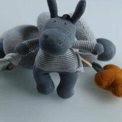 Jouet De Lit Bébé Spirale D'activités Coton Bio Paco Bleu -Produits Pour Bébé am083494156 3