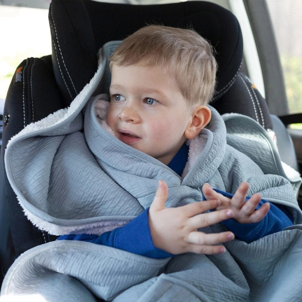 Poncho Pour Siège Auto Teddy Et Gaze De Coton Cadum Wonder 7 Poncho Pour Siège Auto Teddy Et Gaze De Coton Cadum Wonder – Image 5