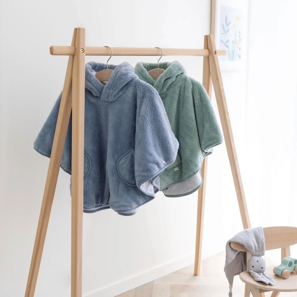 Poncho Pour Siège Auto Teddy Et Gaze De Coton Cadum Bleu Stone 4 Poncho Pour Siège Auto Teddy Et Gaze De Coton Cadum Bleu Stone – Image 2