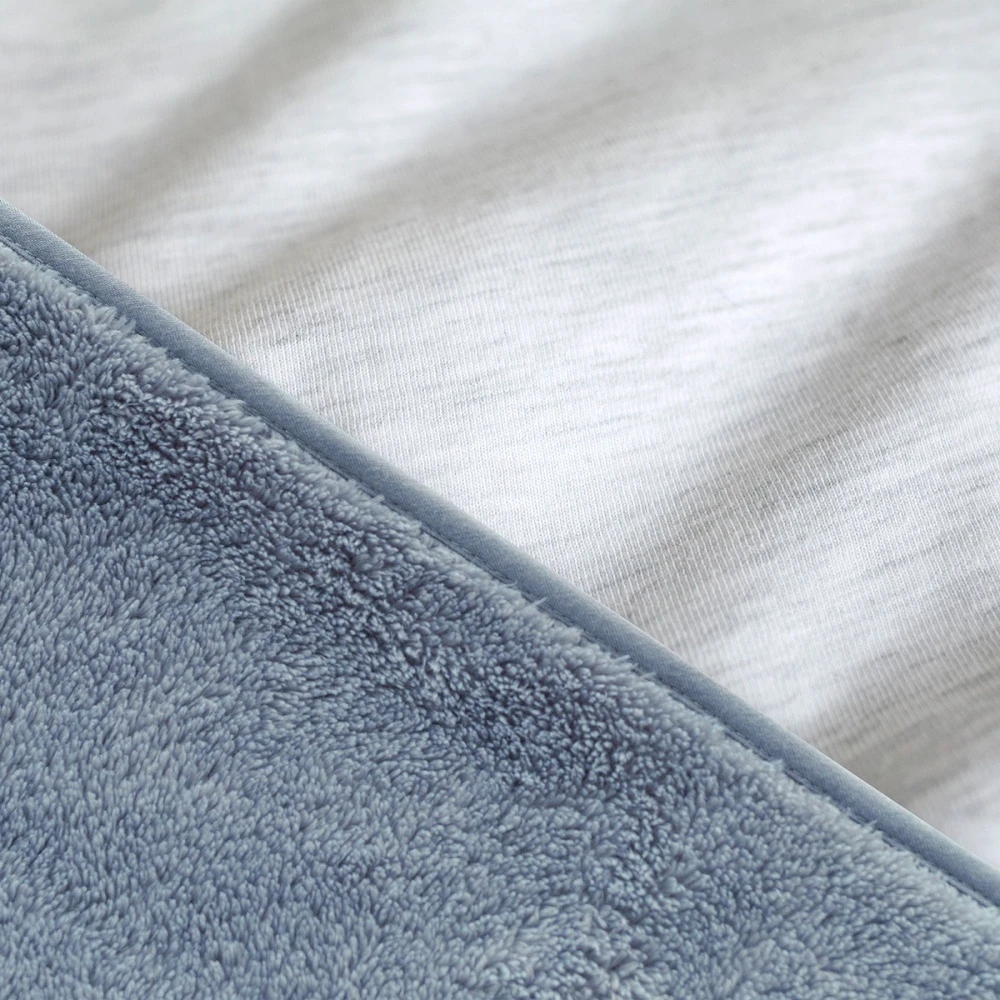 Poncho Pour Siège Auto Teddy Et Gaze De Coton Cadum Bleu Stone 7 Poncho Pour Siège Auto Teddy Et Gaze De Coton Cadum Bleu Stone – Image 5