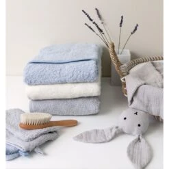 Sortie De Bain Enfant Bleu Clair -Produits Pour Bébé ay090103183 2