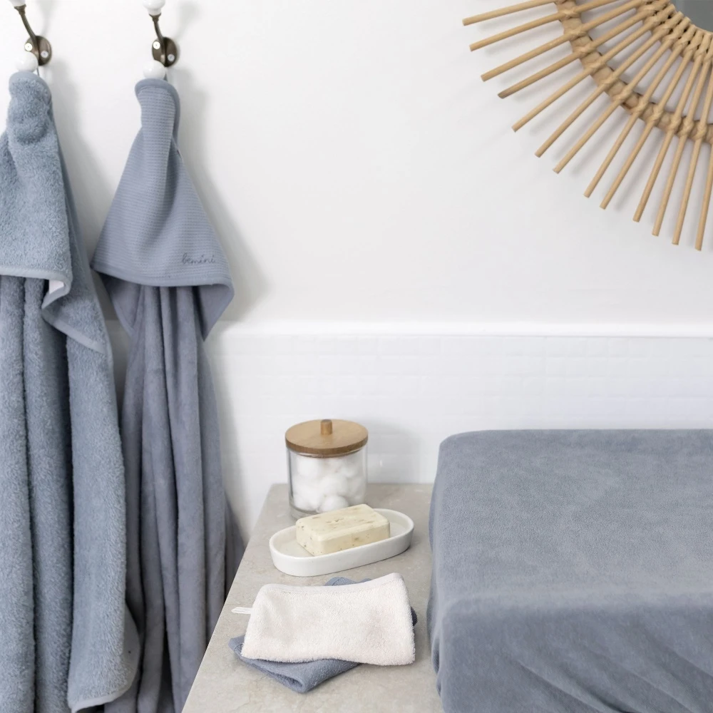 Sortie De Bain Enfant Bleu 4 Sortie De Bain Enfant Bleu – Image 2