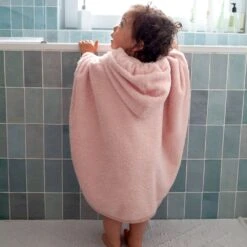 Poncho De Bain éponge Rose Clair -Produits Pour Bébé ay090670498 2