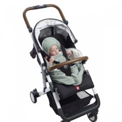 Beaba Couverture Babynomade Double Polaire 0-6 Mois Vert Sauge Et Blanc -Produits Pour Bébé bb040080127 3