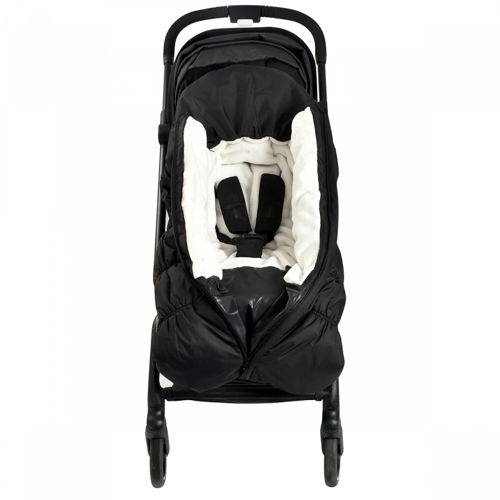 Beaba Chancelière Poussette Imperméable 6-24 Mois Noire Polaire Intérieure Blanche 6 Beaba Chancelière Poussette Imperméable 6-24 Mois Noire Polaire Intérieure Blanche – Image 4