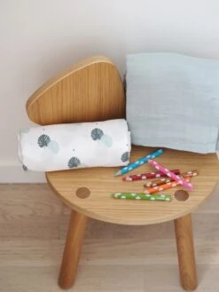 Beaba Lot De 2 Langes 120cm - Gris Mirage / Jungle -Produits Pour Bébé bb121003870 1