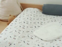 Beaba Lot De 2 Langes 120cm Gris Stormy / Flore Printanière -Produits Pour Bébé bb121003887 1