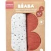 Beaba Lot De 2 Langes 120cm - Brique / Terrazzo -Produits Pour Bébé bb121003917