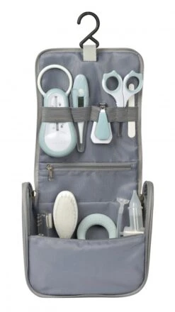 Beaba Trousse De Toilette Nomade 9 Accessoires Green Blue -Produits Pour Bébé bbb096303818 1