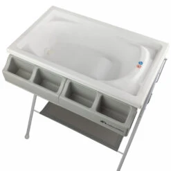Baignoire Et Table à Langer 2-en-1 Baltic Gray Mist -Produits Pour Bébé bc0914340811 2