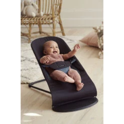 Babybjorn Transat Bébé Balance Soft Coton Noir Et Gris Foncé -Produits Pour Bébé bj062350229 3