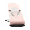 Babybjorn Transat Bébé Balance Soft Coton Et Jersey Rose Clair Et Gris Cadre Noir -Produits Pour Bébé bj062350892