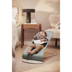 Babybjorn Transat Bébé Balance Soft Vert Sauge Et Gris Clair -Produits Pour Bébé bj062351707 3