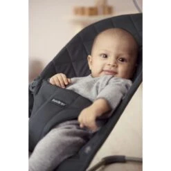 Babybjorn Transat Bébé Bliss Coton Matelassé Noir -Produits Pour Bébé bj062360167 1