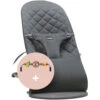 Babybjorn Pack Transat Bliss Coton Anthracite + Arche De Jeux Yeux Espiègles -Produits Pour Bébé bj062360215