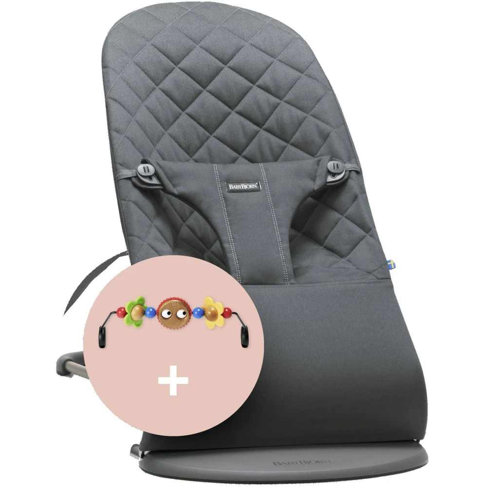 Babybjorn Pack Transat Bliss Coton Anthracite + Arche De Jeux Yeux Espiègles 3 Babybjorn Pack Transat Bliss Coton Anthracite + Arche De Jeux Yeux Espiègles