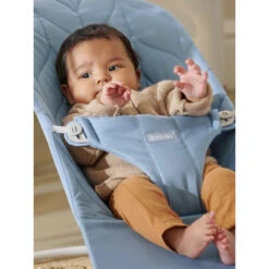 Babybjorn Transat Bébé Bliss Coton Matelassé Pétale Bleu -Produits Pour Bébé bj062361232 1