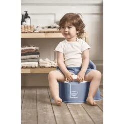 Babybjorn Pot Fauteuil Bleu Profond Et Blanc -Produits Pour Bébé bj102052693 2