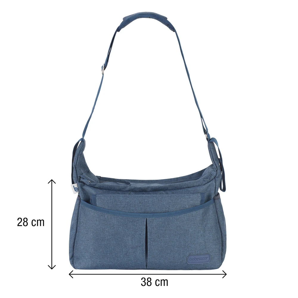 BabyMoov Sac à Langer Urban Bleu Chiné 10 BabyMoov Sac à Langer Urban Bleu Chiné – Image 8