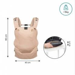 BabyMoov Porte Bébé Physiologique Moov & Boost Beige Noisette -Produits Pour Bébé bm046179288 3
