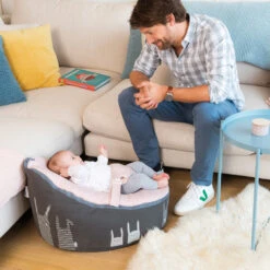 BabyMoov Transat Bébé Doomoo Nid Rabbit Pink -Produits Pour Bébé bm062065397 2