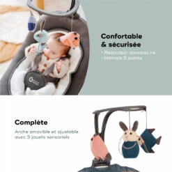 BabyMoov Balancelle Bébé Swoon Motion Zinc -Produits Pour Bébé bm069014763 5